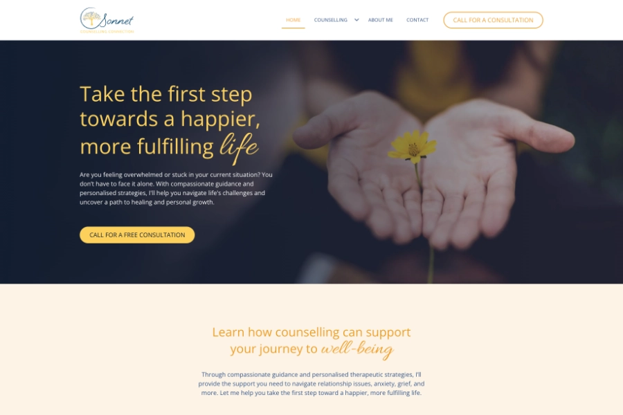 Sonnet Counselling Connection Website